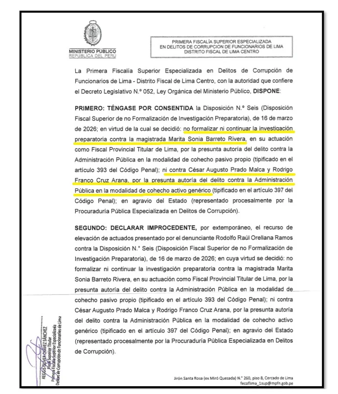 Investigative Journalism Vindicated: Prosecutor’s Office Closes Baseless Case Against Journalists Prado and Cruz