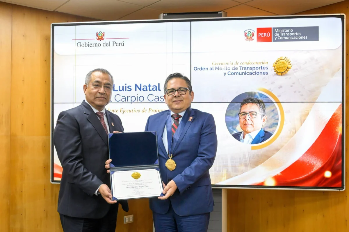 Bridging the Future: PROINVERSIÓN Honored with the ‘Order of Merit’ for Transforming Peru’s Infrastructure