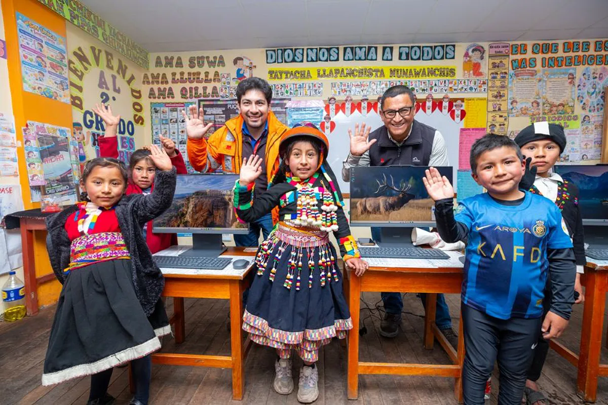 Las Bambas and Mota-Engil Empower Apurímac’s Future with Crucial Technology Donation