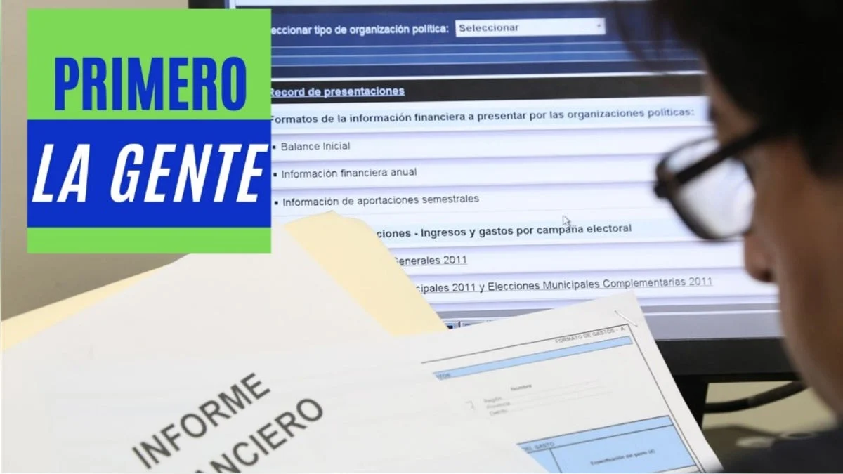 ONPE Imposes S/ 82,400 Fine on ‘Primero La Gente’ Party Over Financial Reporting Irregularities