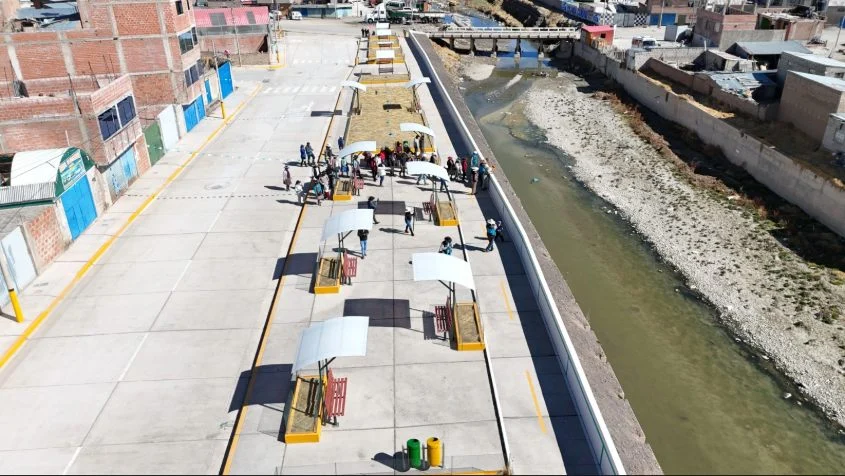 Transforming Urban Spaces: Espinar Completes Major Infrastructure Project Along the Cañipía River